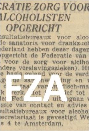 1953 - Een landelijk dekkende organisatie voor verslavingszorg. Landelijke organisaties.