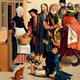Fragment Werken van Barmhartigheid: de hongerigen spijzigen. Meester van Alkmaar, 1504.