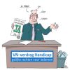 Voorkant Schaduwrapport VN-verdrag Handicap 2019 - Tekening Studio Flip.