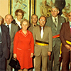 beeld van een Vlaams gemeentebestuur zestiger jaren