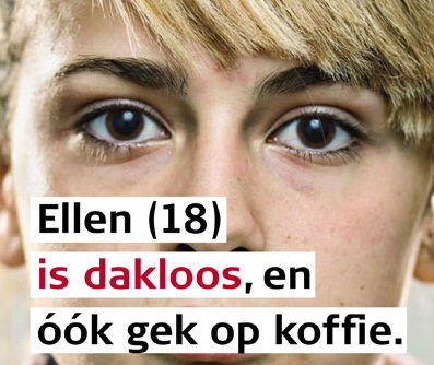 In 2009 starten Douwe Egberts en de  Sti Zwerfjongeren NL een campagne om zwerfjongeren te steunen.