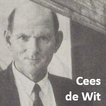 Cees de Wit werd in 1989 de eerste hoogleraar wetenschappelijke grondslagen van het opbouwwerk. 