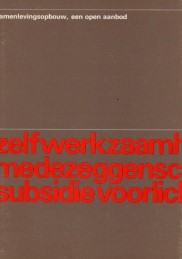 Samenlevingsopbouw, een open aanbod