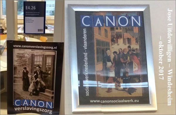 Affiche Canon sociaal werk op de hogeschool Windesheim