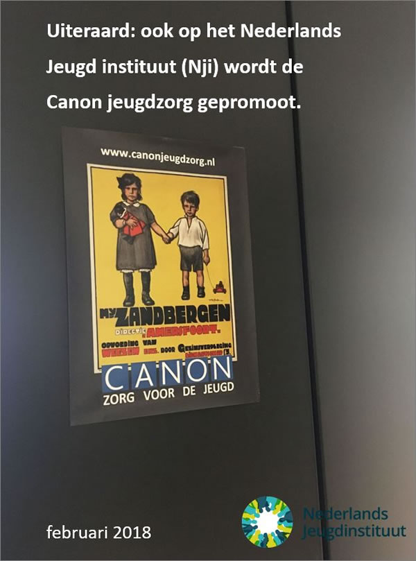 Affiche Canon jeugdzorg bij Nederlands Jeugd instituut